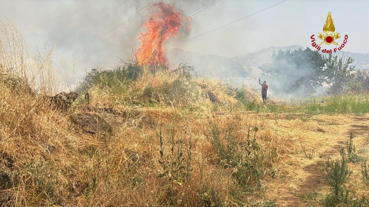 Emergenza incendi in provincia di Catania: oltre 100 interventi dei vigili del fuoco in un giorno - 