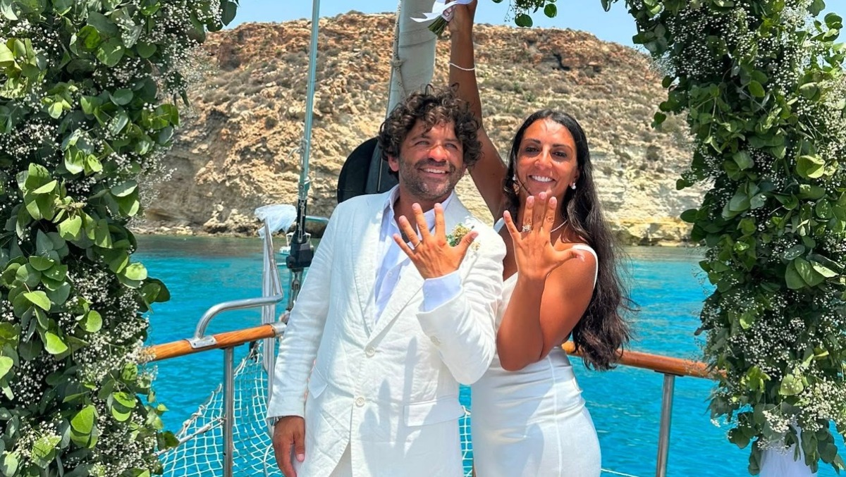 Il comico catanese Marco Mazzaglia si sposa a Lampedusa: due giorni di festa e ringraziamenti pubblici - Credit Foto Marco Mazzaglia 