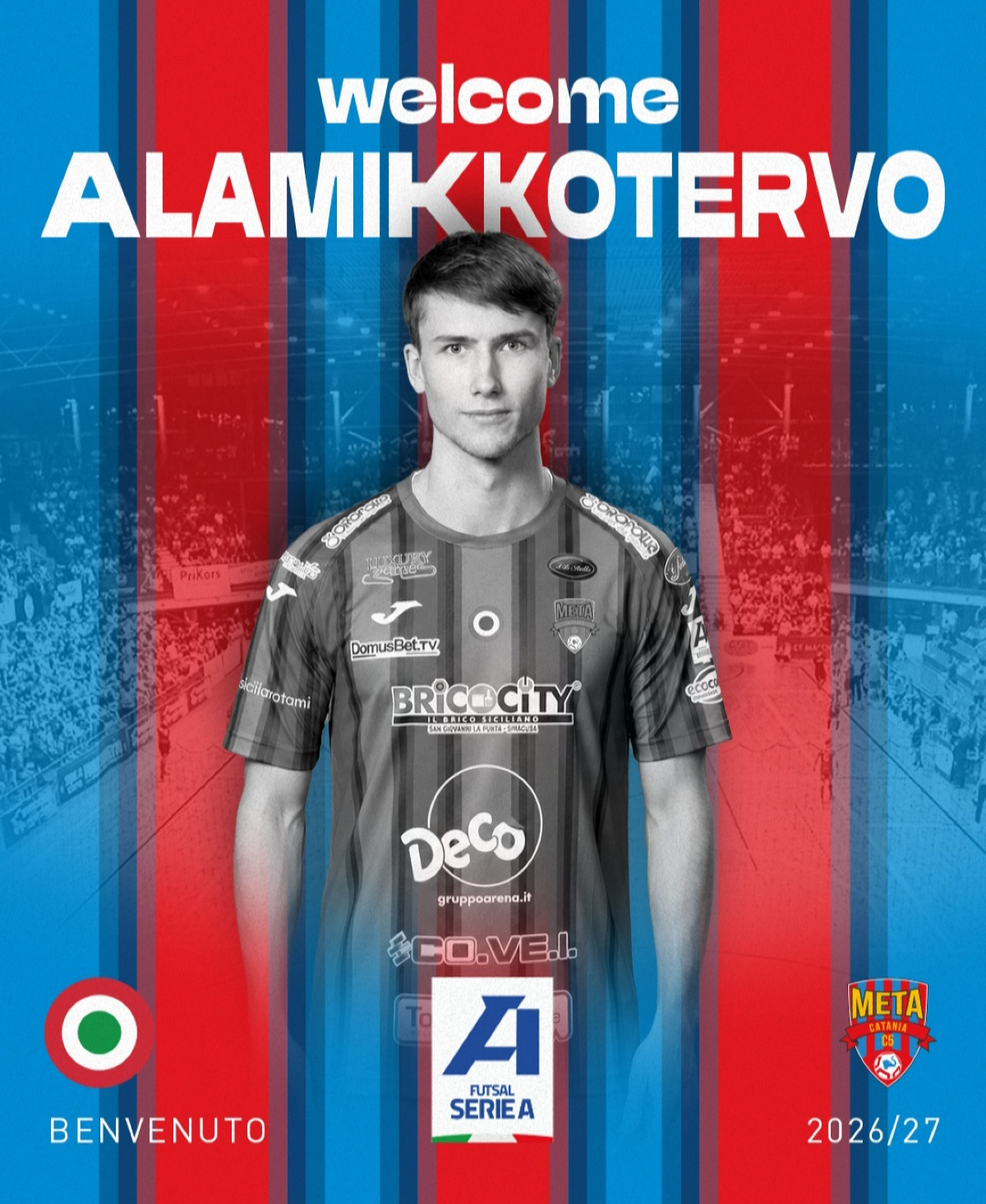 Henri Alamikkotervo è un nuovo giocatore della Covei Meta Catania Bricocity - 