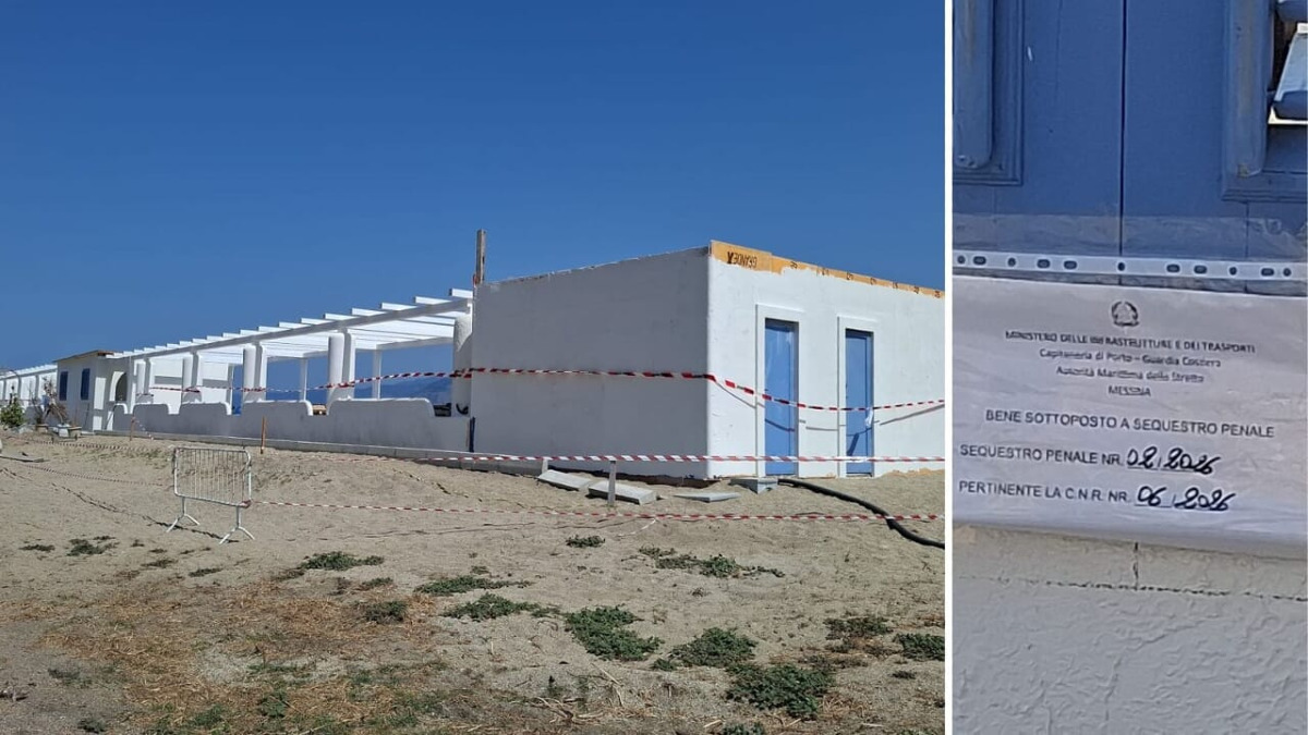 Sequestrato il cantiere del nuovo lido a Sant'Agata: la Guardia costiera blocca i lavori - 