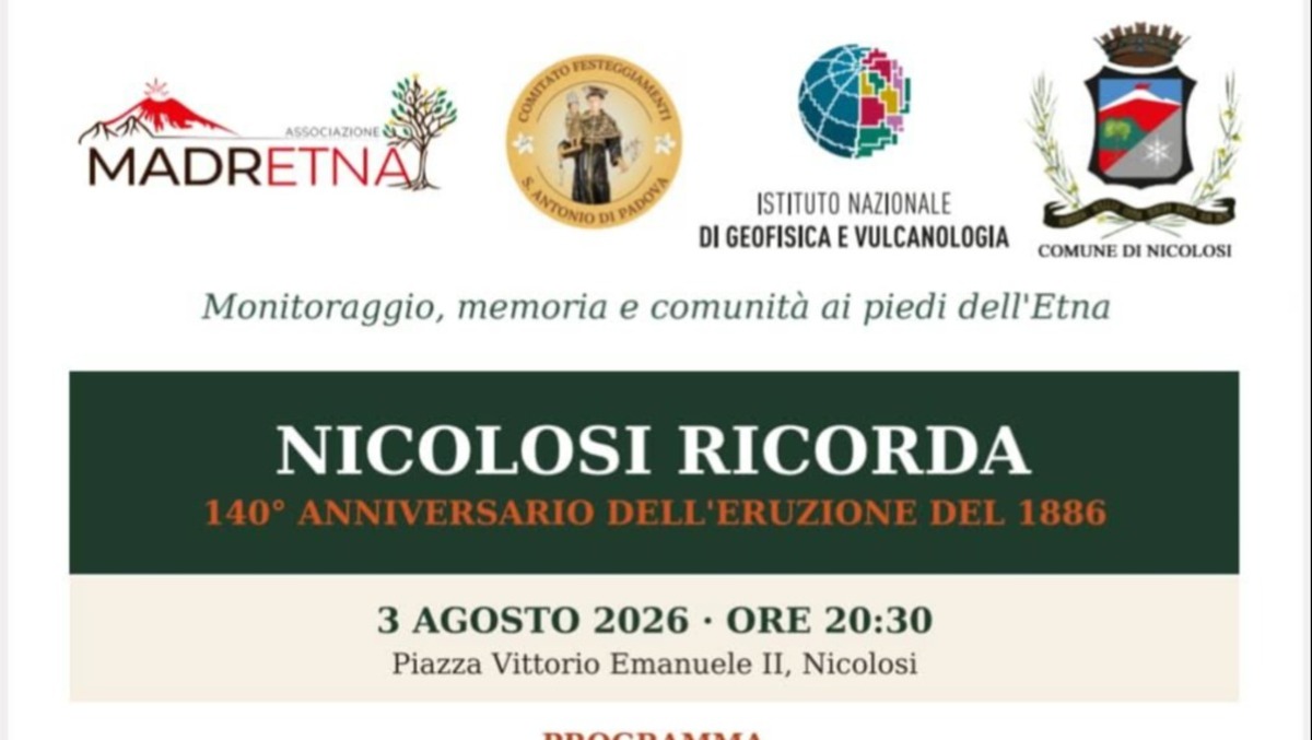 MadrEtna annuncia evento gratuito a Nicolosi per il 140° dell'eruzione del 1886 - 