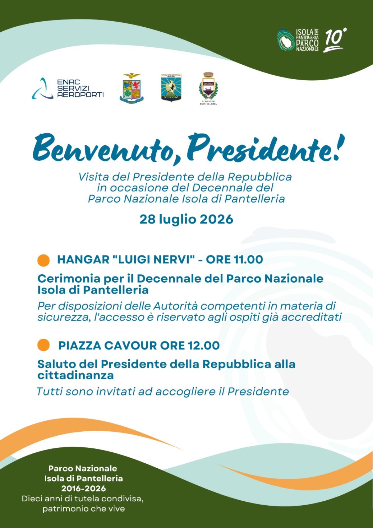 Mattarella a Pantelleria per il decennale del Parco: un segnale istituzionale tra identità e sfide locali - 