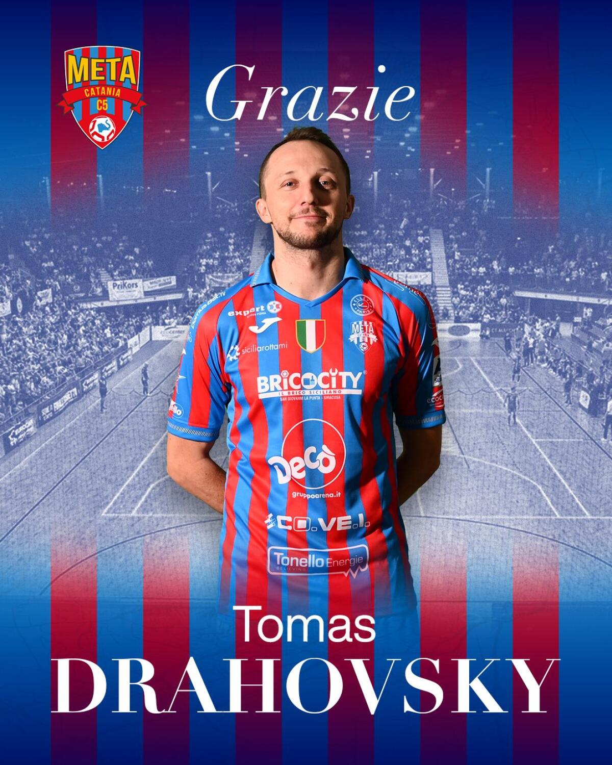 Meta Catania e Tomáš Drahovský si separano dopo la stagione 2025/2026 - 