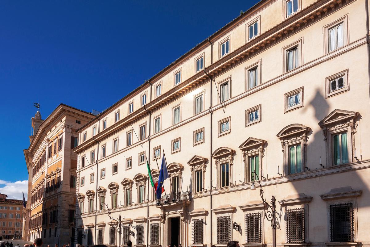 Riunione a Palazzo Chigi con Meloni, Tajani, Crosetto e Giorgetti in vista del vertice Nato - 