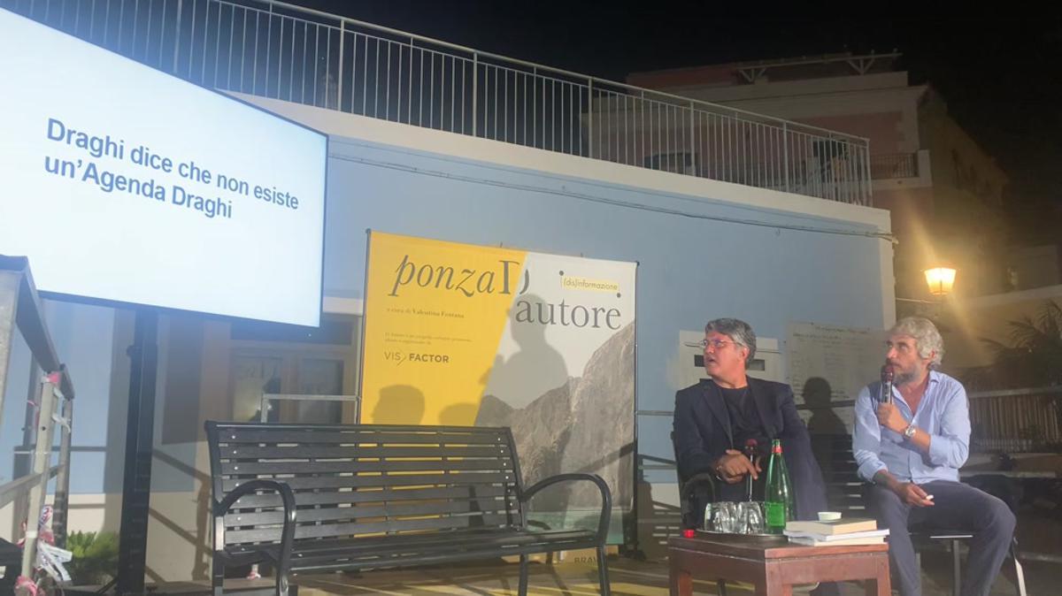 Ponza d'autore, Osho: "L'agenda Draghi? Ce l'hanno da Buffetti" - Video - 