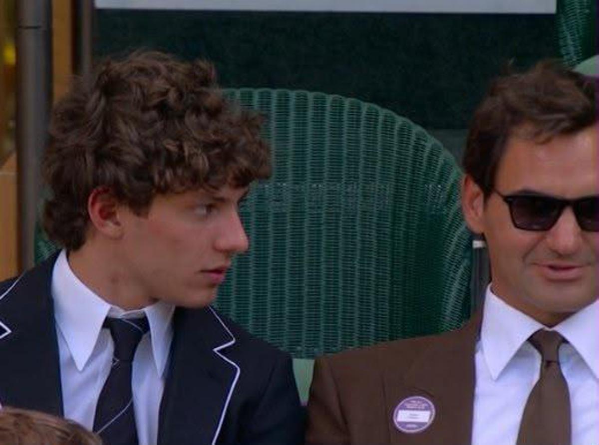 Antonelli a Wimbledon, giornata nel box 'reale' con Federer - Video - 