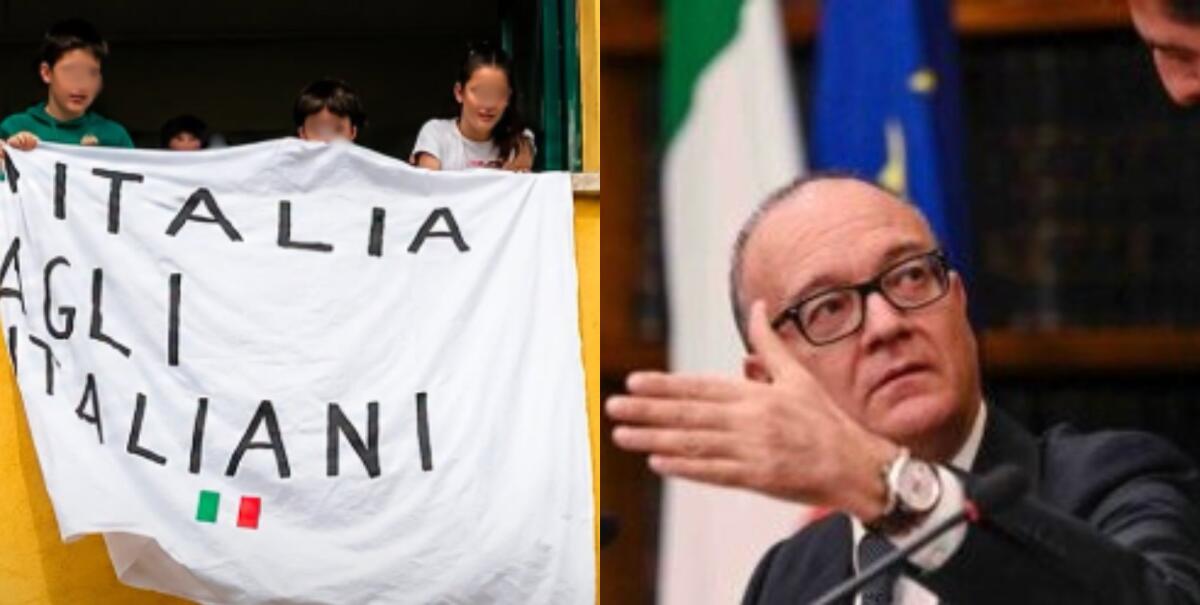 Valditara difende gli studenti del Liceo Monti: «L'Italia agli italiani non censurabile», ispezione in corso - 