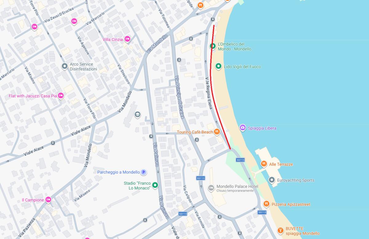 Palermo: bando per Estate a Mondello, concessione di suolo pubblico in Viale Regina Elena (24 luglio - 31 agosto 2026) - 