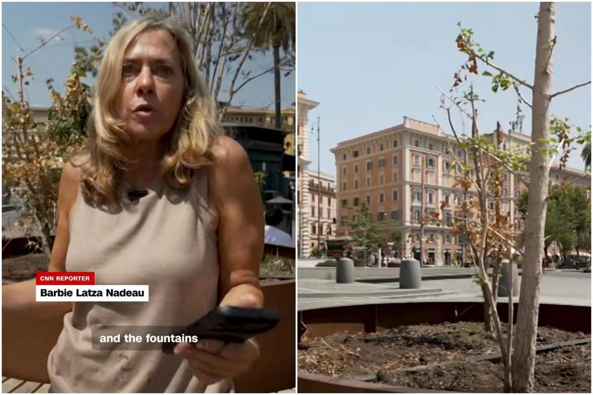 Cnn: "Roma ha speso milioni per riqualificare piazza Risorgimento, ora alberi secchi e fontane non ci sono" - Video - 