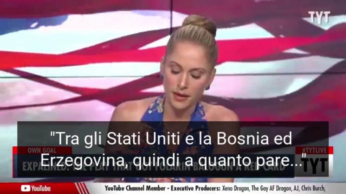 "Stati Uniti contro due squadre, la Bosnia e l'Erzegovina": la gaffe della giornalista ai Mondiali - 