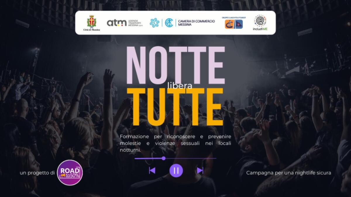 Messina lancia 'Notte libera tuttə': domani la conferenza a Palazzo Zanca - 