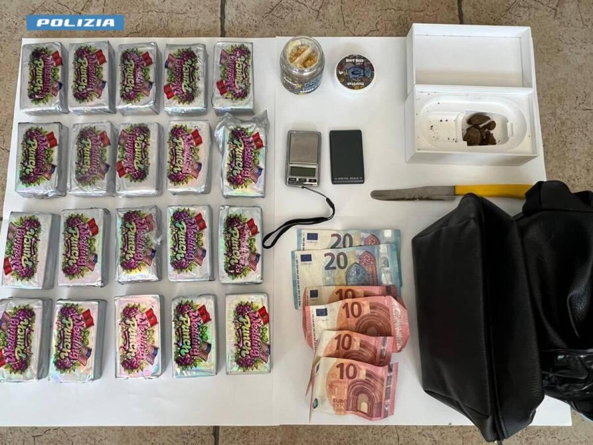 Priolo Gargallo, arrestato 19enne: sequestrati oltre 2 kg di hashish e il 'miele dello sballo' - 