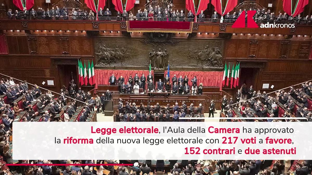 Legge elettorale, Camera approva la riforma - 