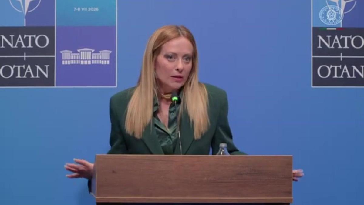 Nato, Meloni: "Non togliamo soldi agli ospedali per rafforzare difesa" - Video - 