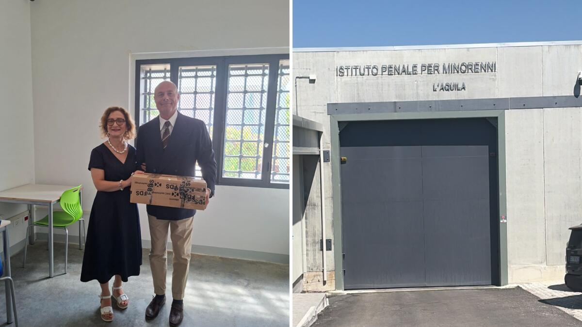 Donati 12 pc all'Istituto penale minorile dell'Aquila per corsi di cybersicurezza - 