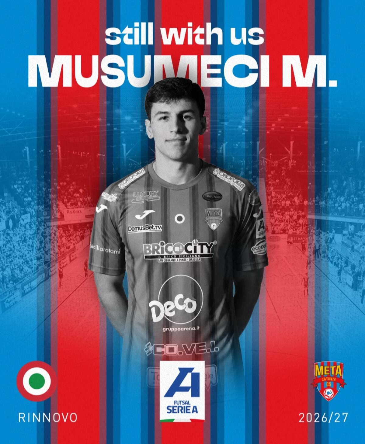 Meta Catania conferma Mario Musumeci: il vivaio al centro del progetto - 
