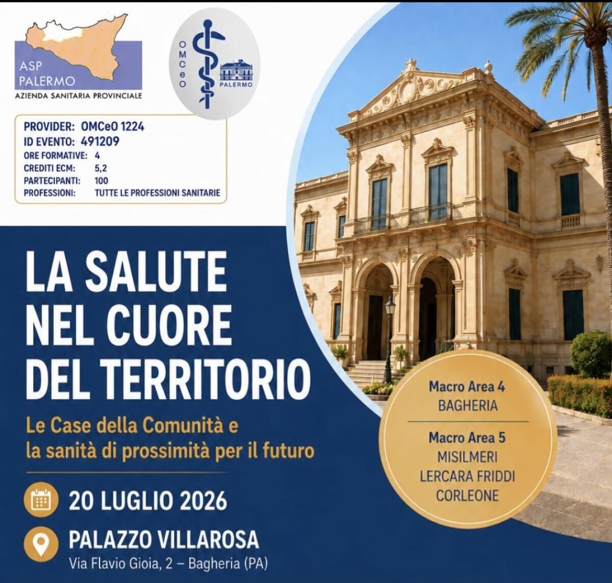 Bagheria, Case di Comunità al centro: confronto su modello territoriale e partecipazione - 