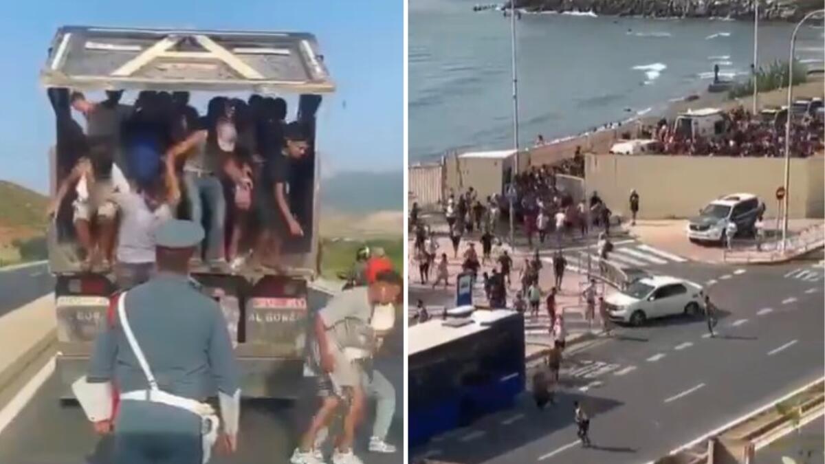 Emergenza a Ceuta: 60.000 arrivi e 34 morti, Sánchez accusa le mafie dei trafficanti - 