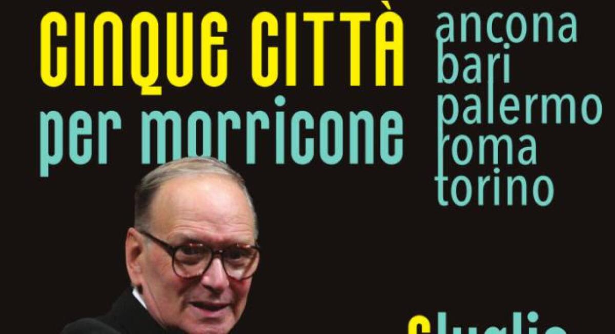 Al Teatro Massimo di Palermo l'omaggio a Ennio Morricone nel sesto anniversario della scomparsa - 