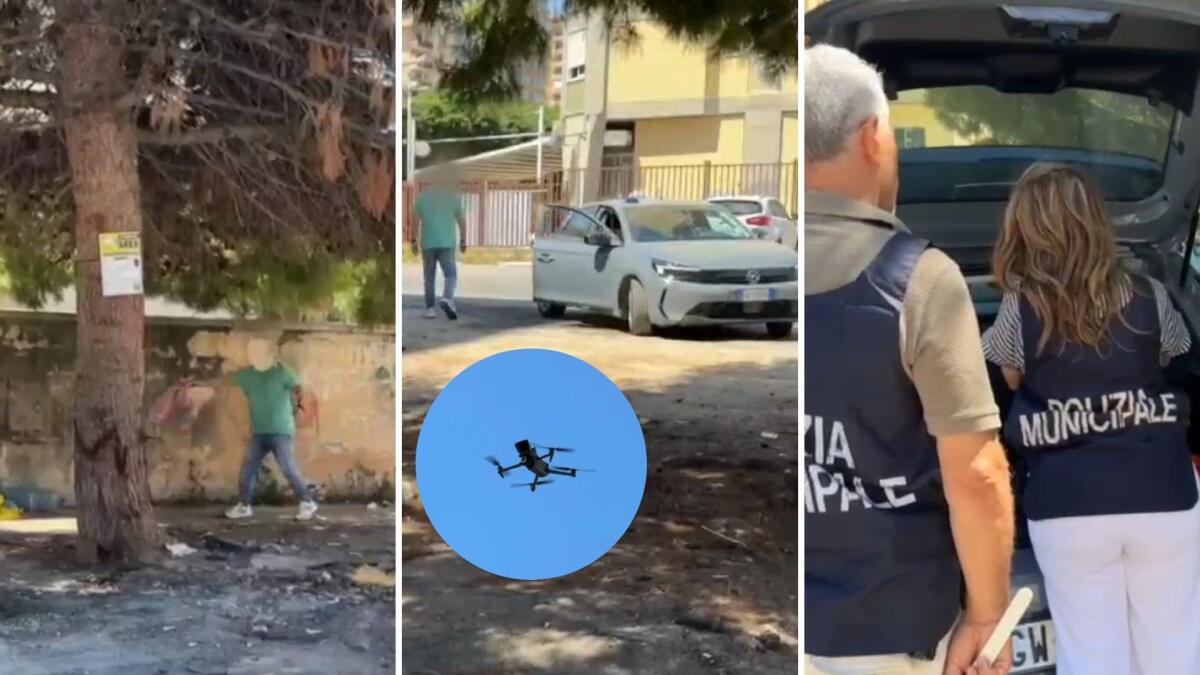 Palermo, droni e messaggi audio: la polizia municipale intensifica i controlli contro l'abbandono di rifiuti - 