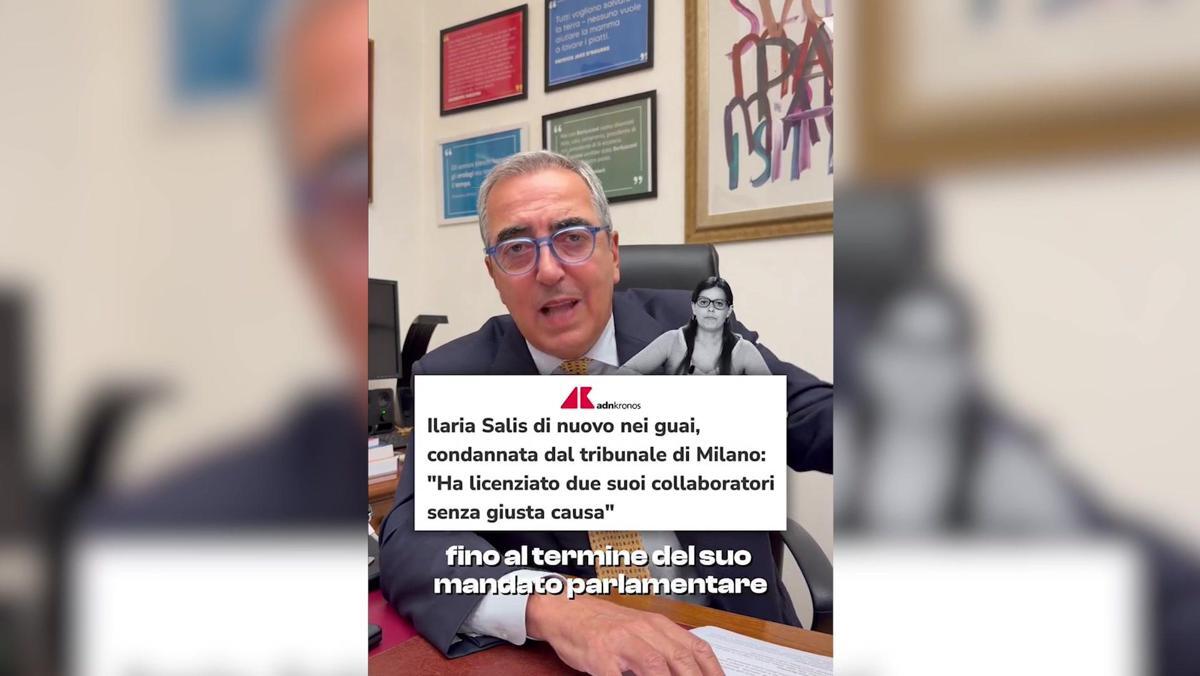 Ilaria Salis, Gasparri: "Sinistra predica diritti ma li ignora" - Video - 