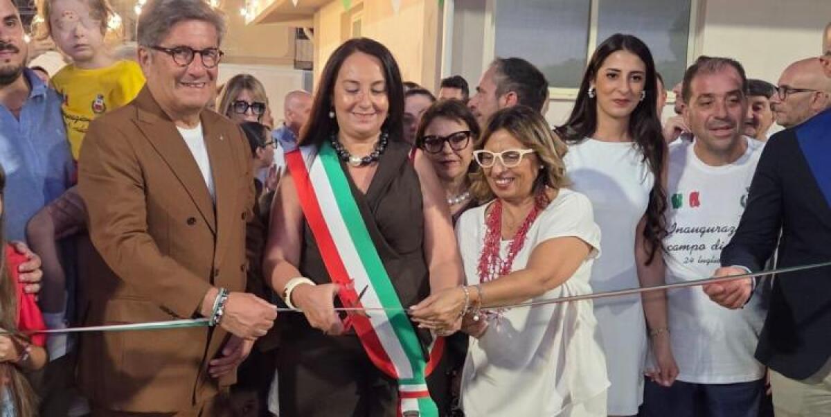 Vallelunga inaugura il nuovo campo sportivo: presente il presidente Morgana - 