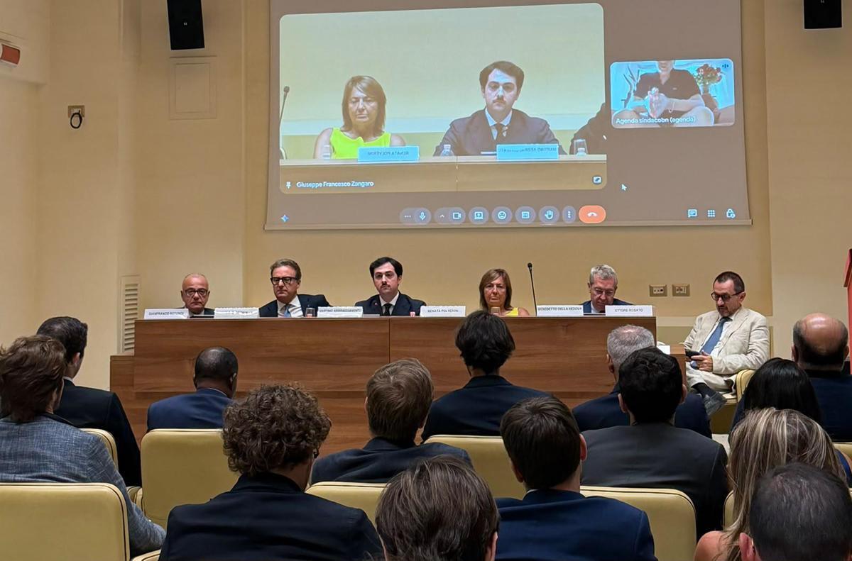Sala gremita in Senato per il convegno 'L’Italia al Centro' - 