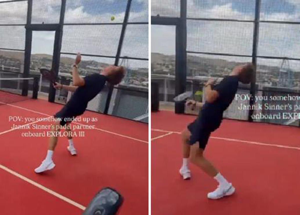 Sinner, il padel fa male: Jannik 'preso a pallate' - Video - 