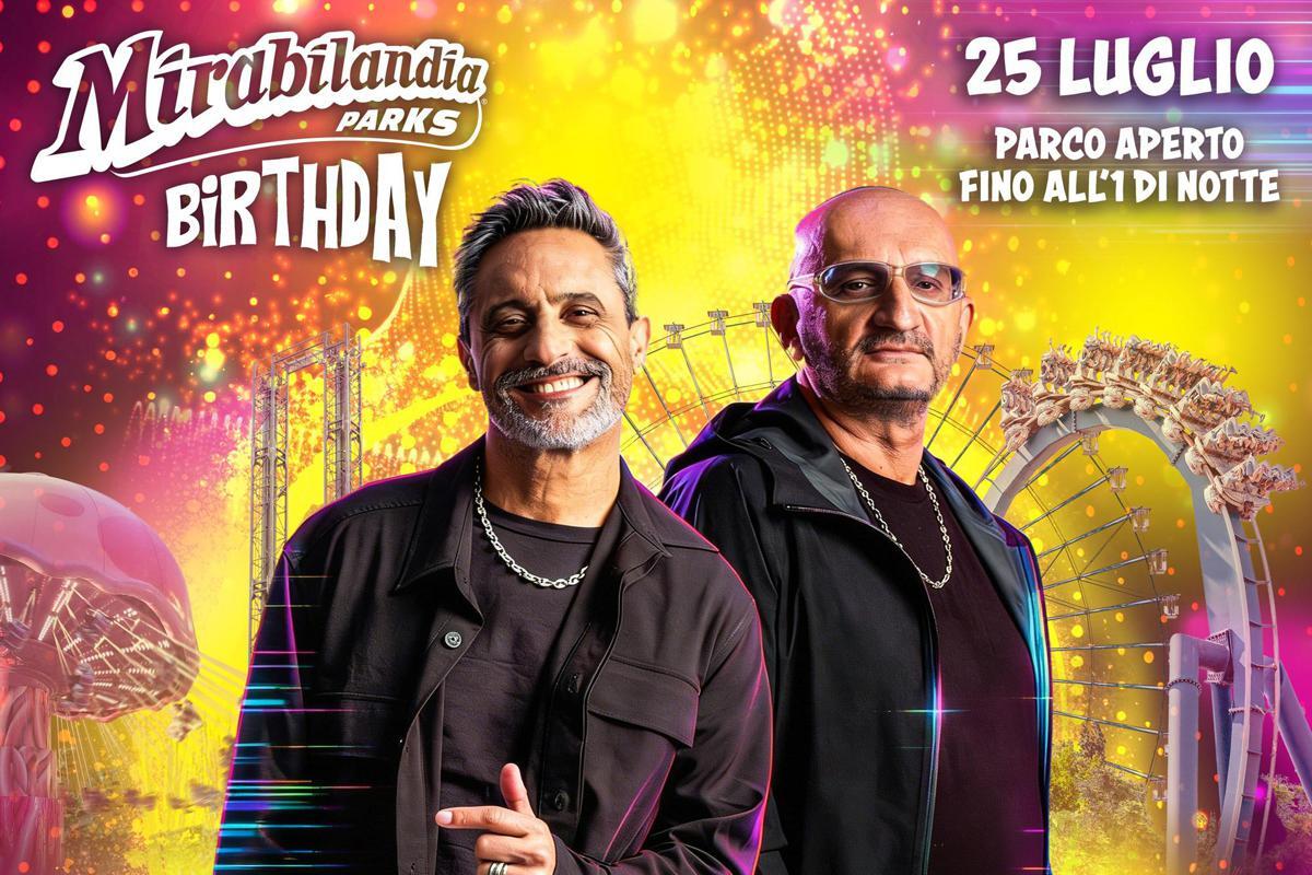 Mirabilandia, il parco divertimenti compie 34 anni: festa-pop con Giorgio Vanni e le sigle dei cartoni - 