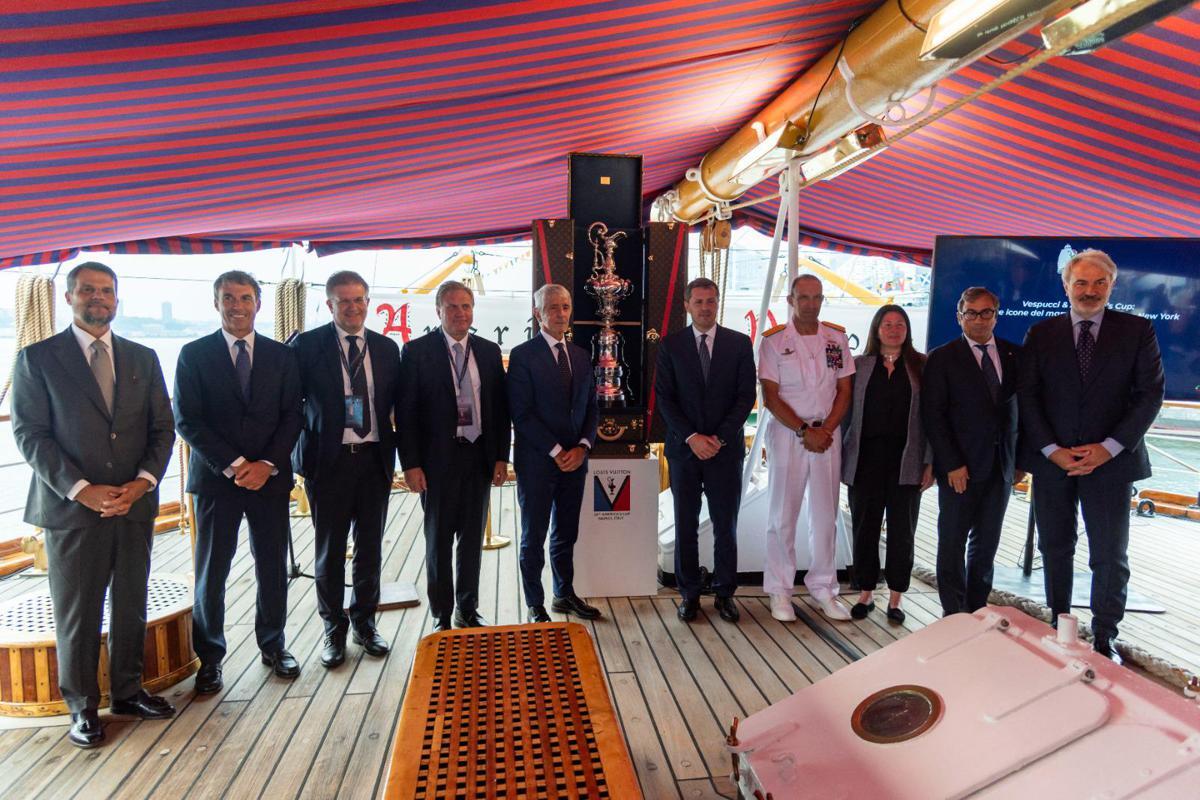 Abodi e Mezzaroma a New York per 'Vespucci&America's Cup', le due icone del mare si incontrano nella 'Big Apple' - 