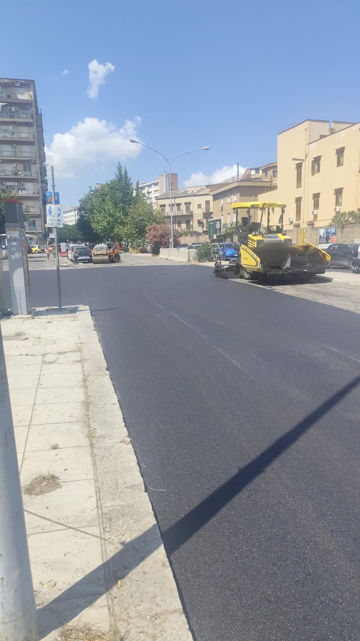Riaperta via Ernesto Basile: cantiere smontato, torna la viabilità - 