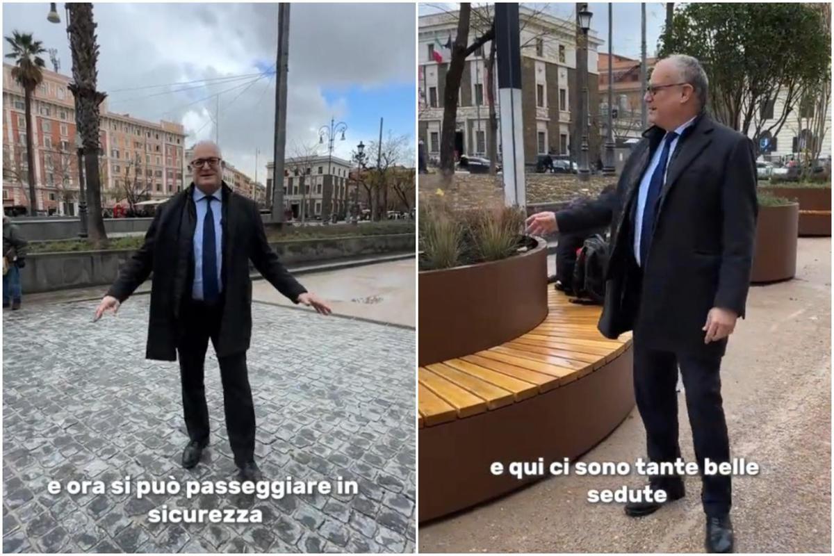 Quando Gualtieri presentava la 'nuova' piazza Risorgimento: "Area rinnovata e più bella" - Video - 