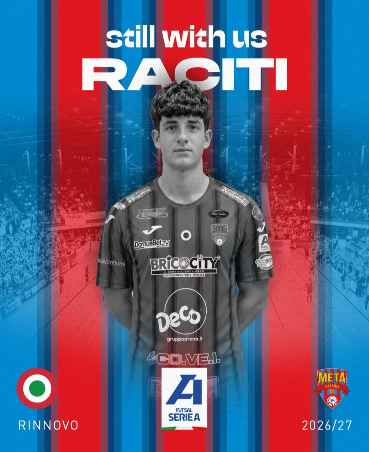 Meta Catania promuove Antonio Raciti: il giovane portiere entra in prima squadra - 