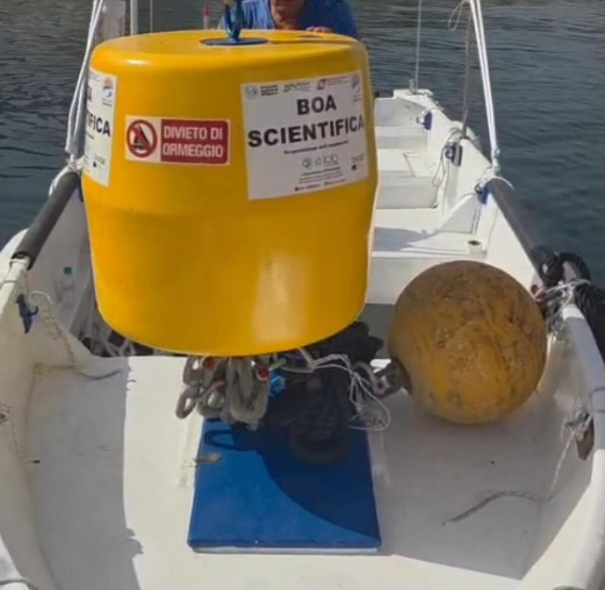 Sea Sentinel a Capo Gallo: la boa scientifica che osserva la Posidonia - 