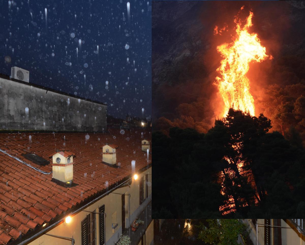 Italia divisa in due tra grandine e incendi ﻿ - 