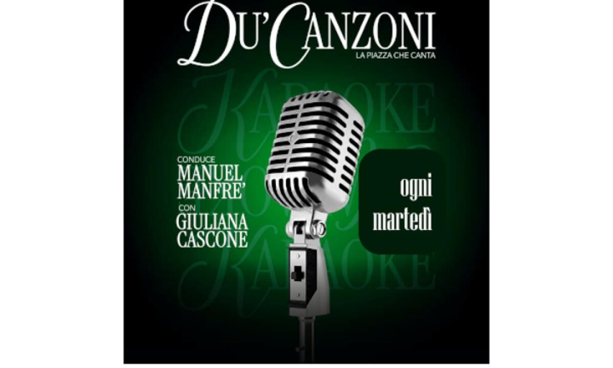 Du' canzoni — 'La piazza che canta' a Marina di Ragusa il 14 luglio 2026 - 