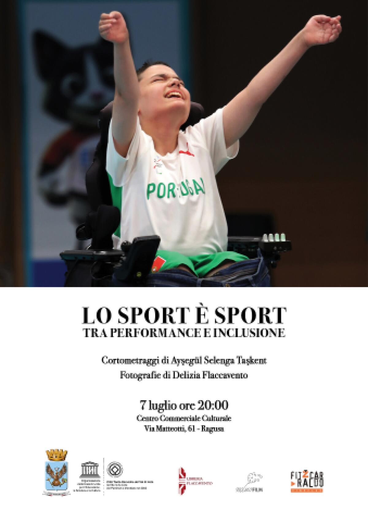 Ragusa, serata su sport paralimpico: cinema, fotografia e riflessione su inclusione - 