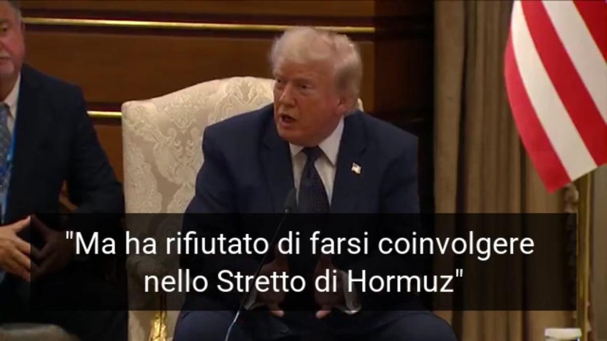 Trump corregge il tiro: "Meloni mi piace, ma non mi ha aiutato contro l'Iran" - Video - 