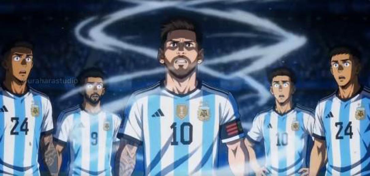 Mondiali, Messi e l'Argentina diventano... un anime - Video - 