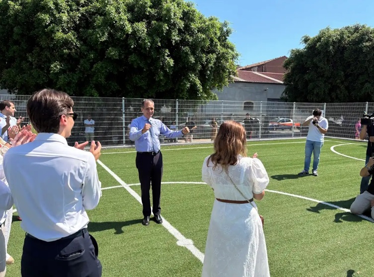 San Cristoforo: inaugurato Largo Don Pino Puglisi, primo intervento completato del Decreto Caivano - 