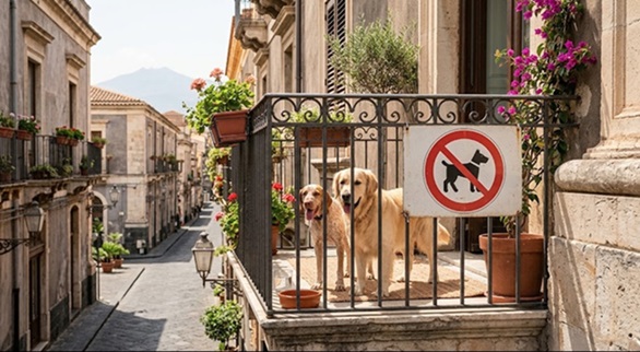 Catania: ordinanza vieta di lasciare animali su balconi e terrazzi nelle ore più calde - 