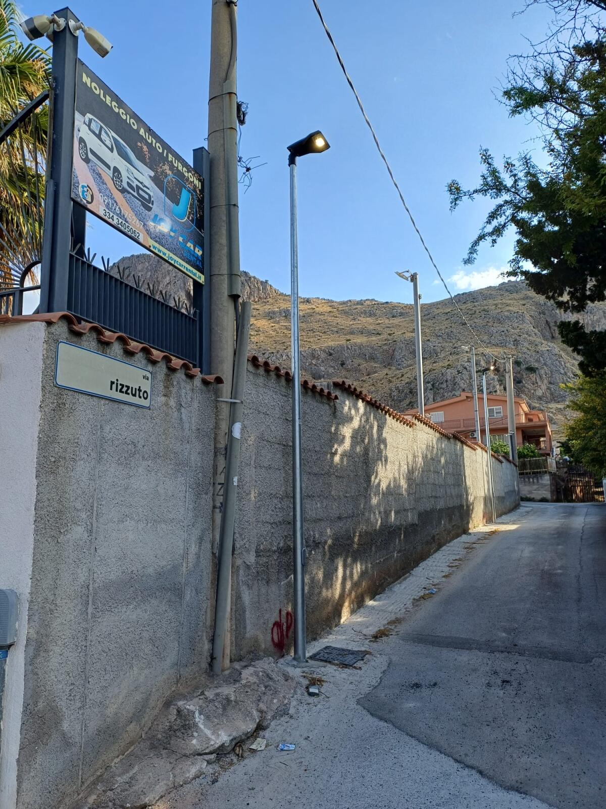 Nuova illuminazione in tre punti di Palermo: via Rizzuto, cortile degli Schiavi e Sant’Onofrio - 