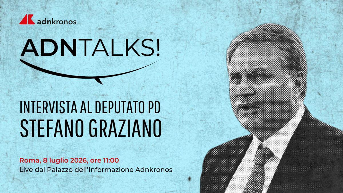 Pd, Stefano Graziano oggi alle 11 ospite dell'Adnkronos - 