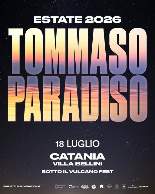 Locandina Concerto Tommaso Paradiso
