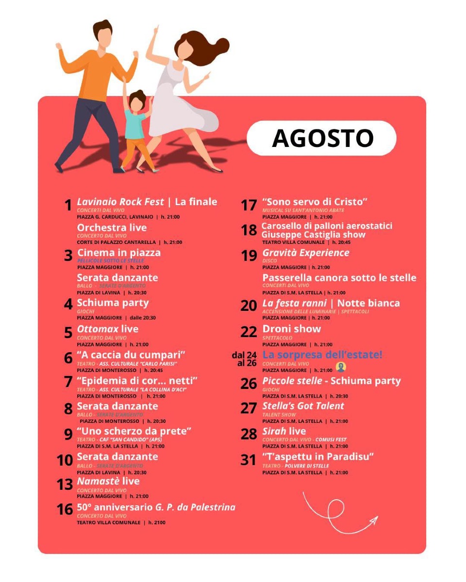 Programma Estate ad Aci Sant'Antonio