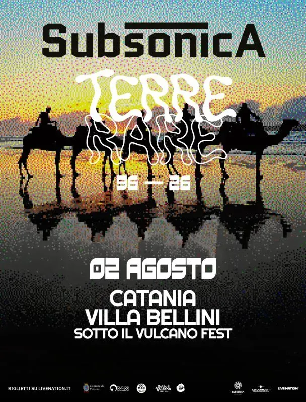 Locandina Subsonica a Catania