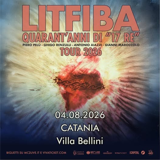 Locandina Litfiba a Catania