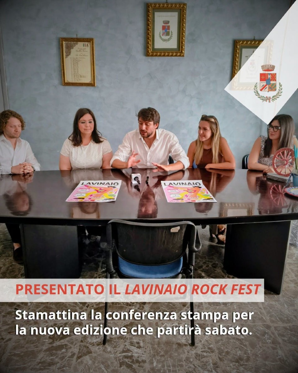 Presentazione del Lavinaio Rock Fest 2026 al Comune di Aci Sant'Antonio