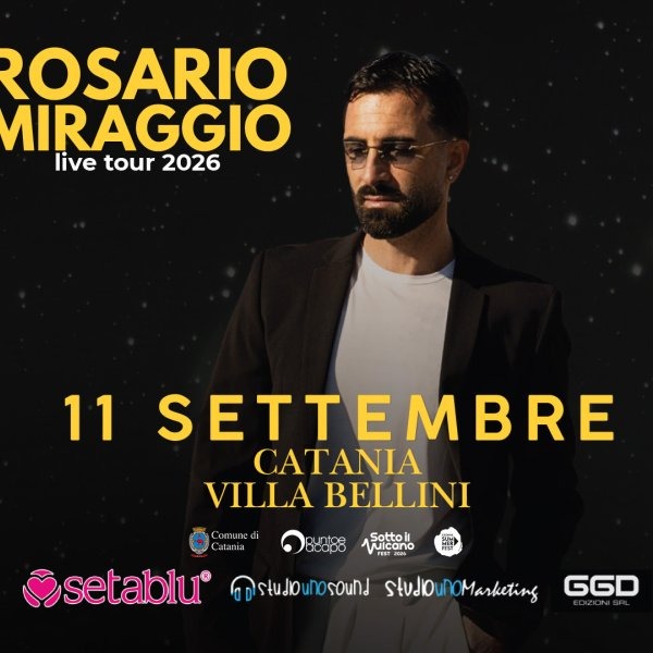 Locandina Rosario Miraggio a Catania