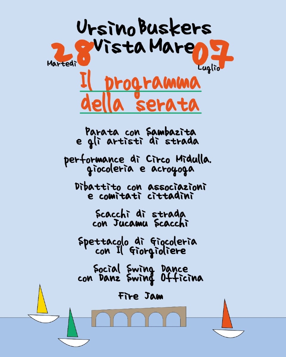 Locandina programma Ursino Buskers